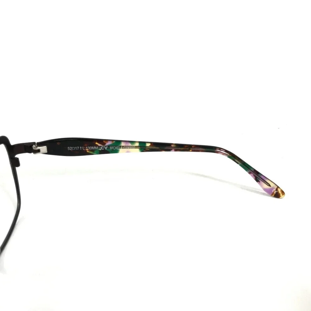 BCBGMAXAZRIA Eyeglasses Frames MICAELA COFFEE Brown Cat Eye Full Rim 52-17-130